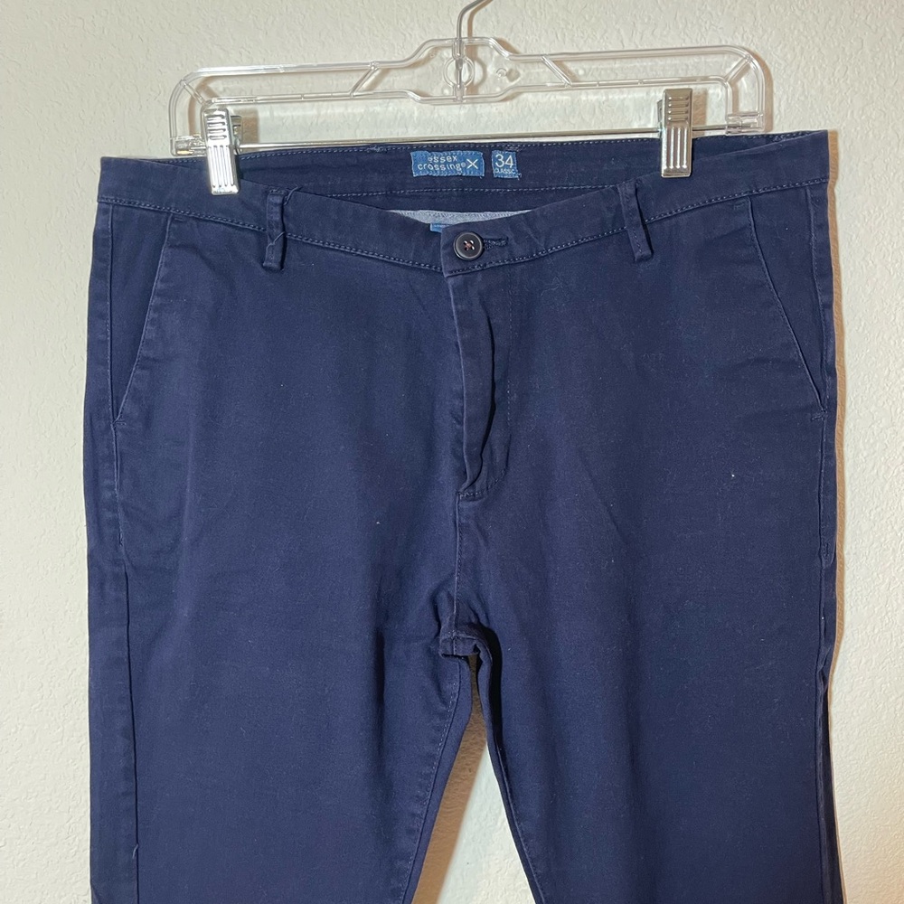 Men's Navy Chinos